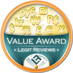 Legit Reviews Value Award