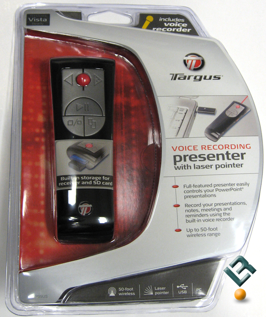 Targus Voice Recording Presenter w/ Laser Pointer