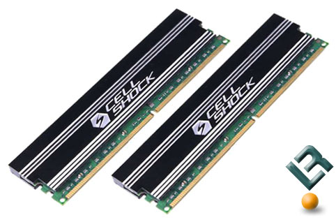 The Pair of Cell Shock DDR2 Memory Modules