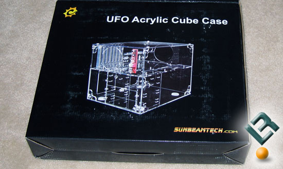 Sunbeam UFO ACUF-T Acrylic ATX Cube Computer Case