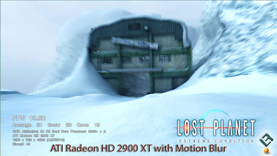 Lost Planet on ATI Radeon HD 2900 XT
