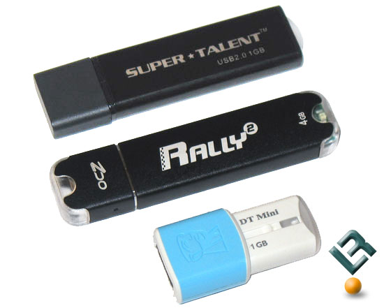 Kingston, OCZ and Super Talent USB Flash Drives