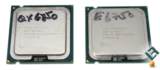 Intel 1333FSB Processors Arrive – QX6850 and E6750