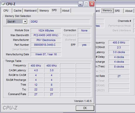 PNY XLR8 PC2 6400 CAS 3