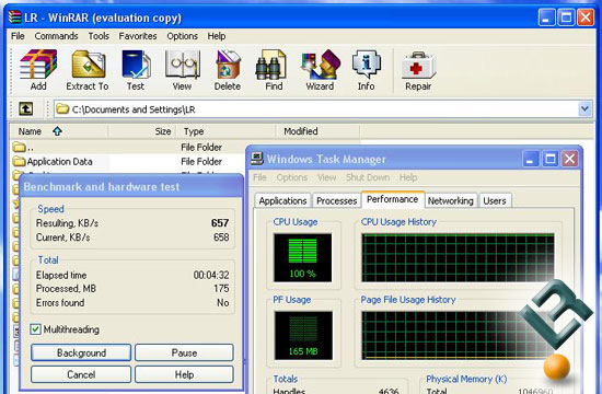 WinRAR on Quad-Core