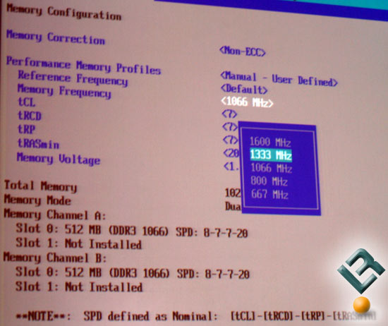 Intel DX38BT BoneTrail Motherboard Performance BIOS