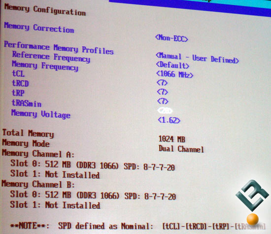 Intel DX38BT BoneTrail Motherboard Performance BIOS