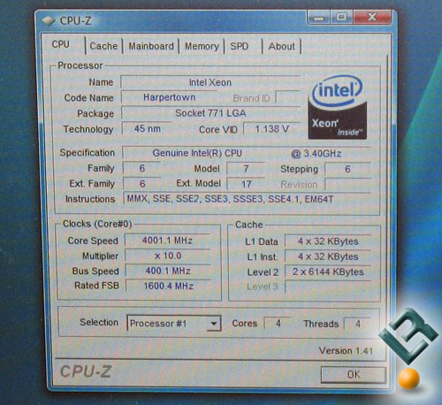 Intel Skulltrail 45nm Test System