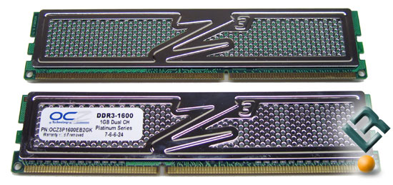 OCZ DDR3 PC3-12800 Part Number OCZ3P1600EB2GK