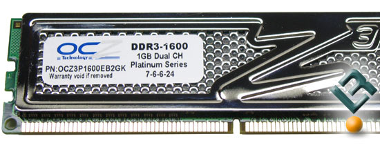OCZ DDR3 PC3-12800 Part Number OCZ3P1600EB2GK Memory Kit