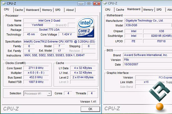 Yorkfield Overclocking