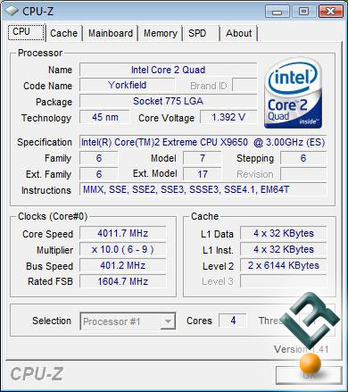 Overclocking Benchmark Results