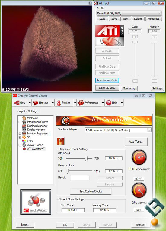 ATI Radeon HD 3850 Temperatures