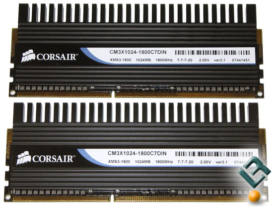 Corsair 1800MHz DDR3 Intel XMP