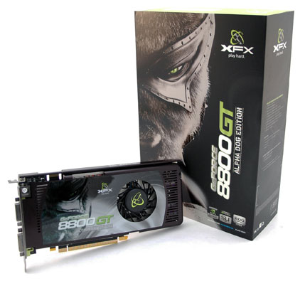 XFX GeForce 8800 GT 256MB Video Card and Retail Box