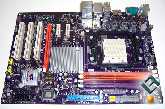 ECS A770M-A Motherboard Review full board