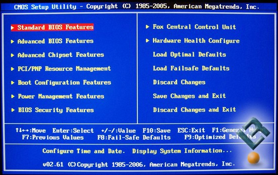 Foxconn X38A Motherboard Review BIOS