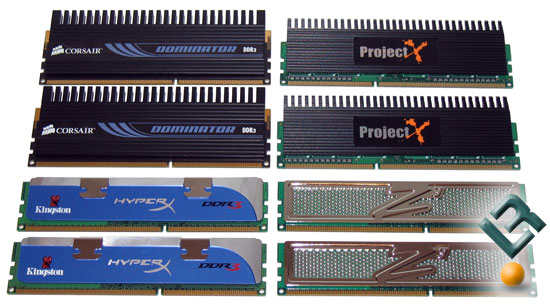 Corsair, Kingston, OCZ and Super Talent 2GB DDR3 1800MHz Memory Kit Review