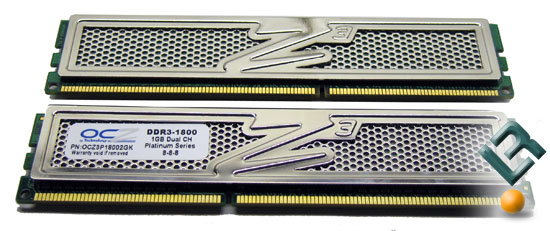 OCZ Platinum 1800MHz DDR3 Memory Kit