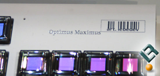 Optimus Maximus OLED Keyboard Upper Case