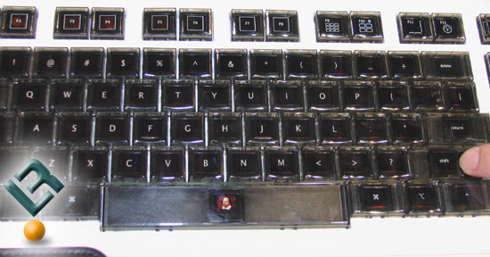 Optimus Maximus OLED Keyboard Upper Case
