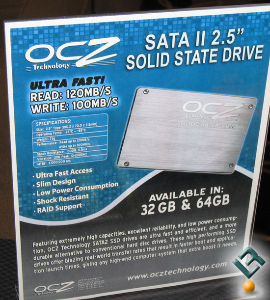 OCZ high-capacity SATAII Solid State Drives