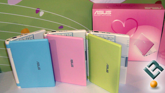 CES 2008: ASUS Eee PC Notebook Spotted - Legit Reviews The 3 x $100