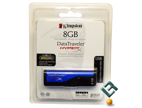 Kingston DataTraveler HyperX 8GB USB Flash Drive