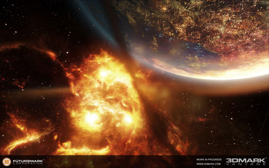 Futuremark 3DMark Vantage Benchmark Screen Shot