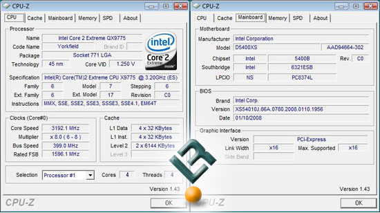 CPU-Z Settings