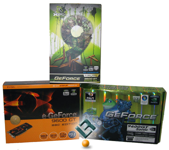 NVIDIA GeForce 9600 GT Video Card Retail Boxes