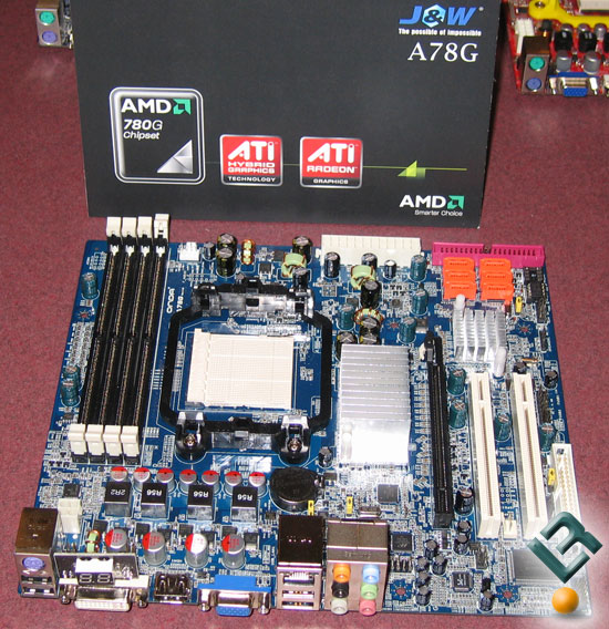 J&W A78G Motherboard