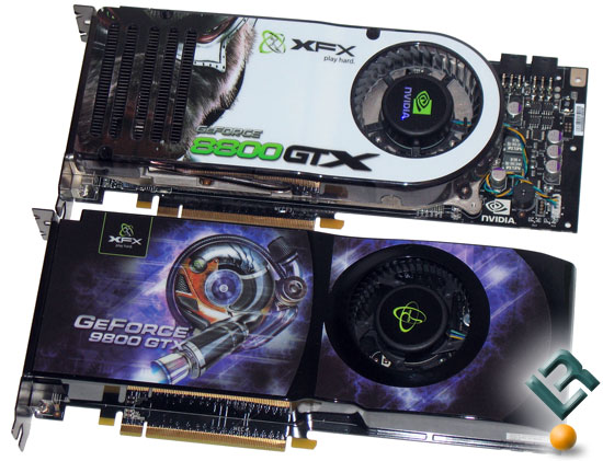 XFX and Palit GeForce 9800 GTX Video Cards