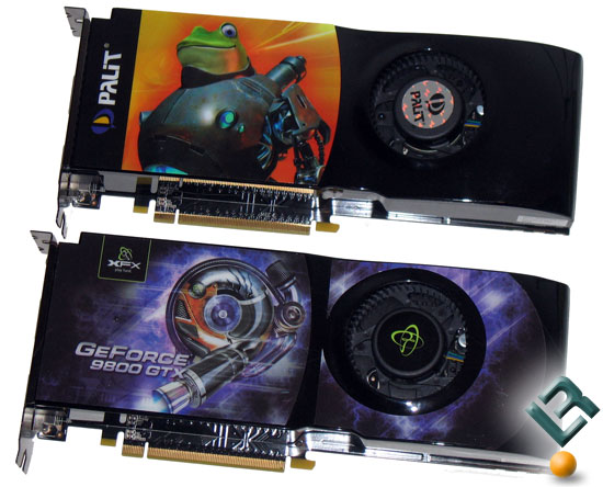 Palit and XFX GeForce 9800 GTX Video Cards