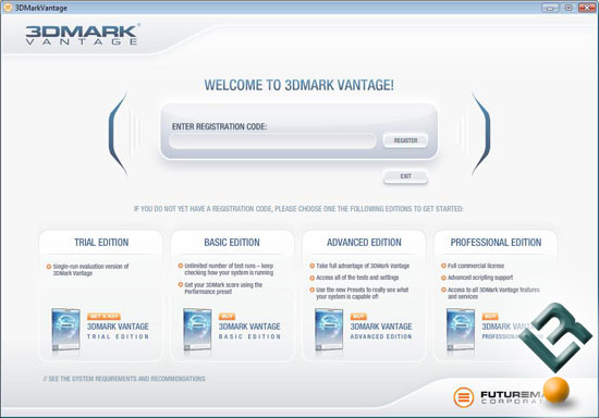 Futuremark 3DMark Vantage Benchmark