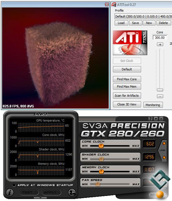 GeForce GTX 280 Load Temperature