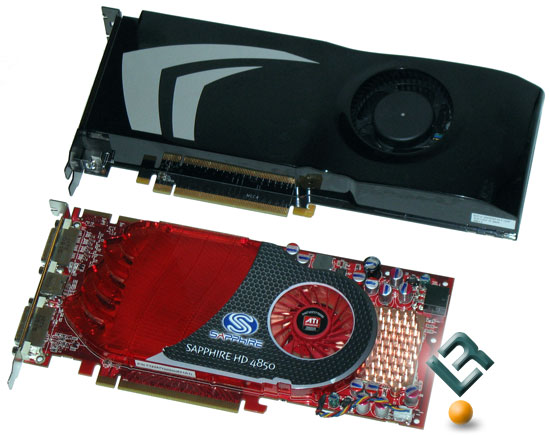ATI Radeon HD 4850 and GeForce 9800 GTX+