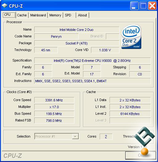 Dell M1730 BIOS Overclocking