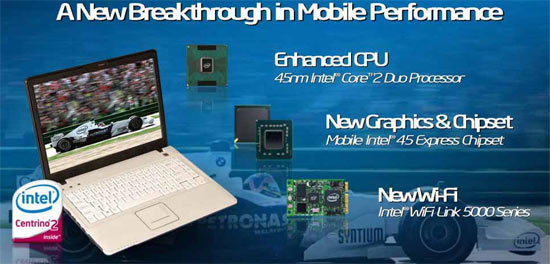 Intel Centrino 2 Mobile Processor Launch