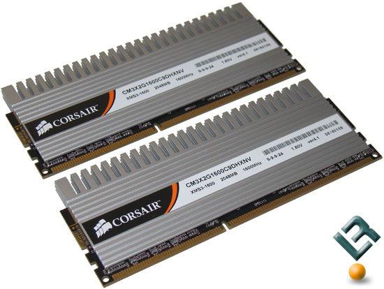 Corsair 4GB DDR3 1600MHz Memory Kit Retail Box