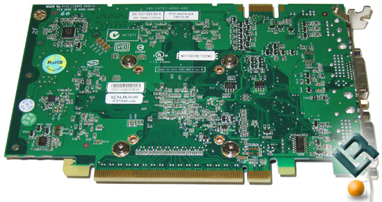 GeForce 9500 GT Graphics Card Back