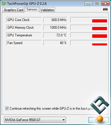 GeForce 9500 GT CPU-Z 0.26