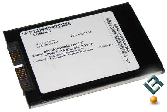 Intel X18-M Solid State Drive