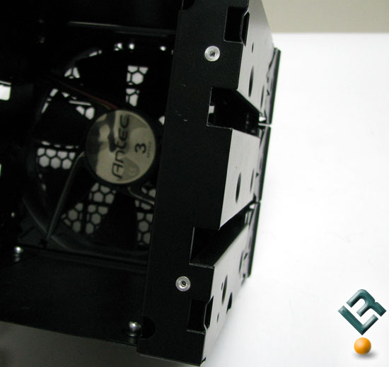 End View of the Antec Twelve Hundred Drive Cage