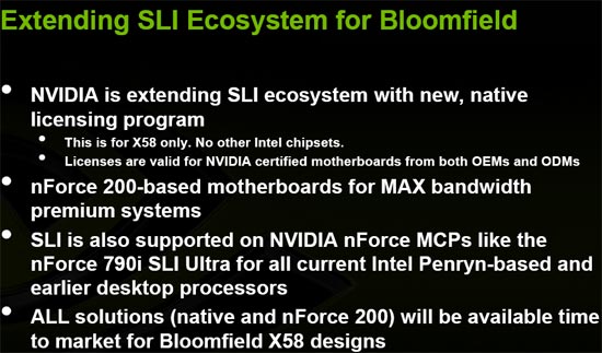 X58 and Bloomfield with NVIDIA SLI