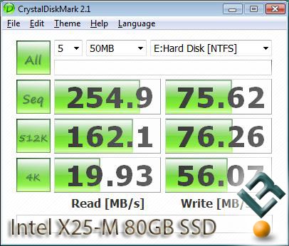 intel 320 ssd crystal disk mark