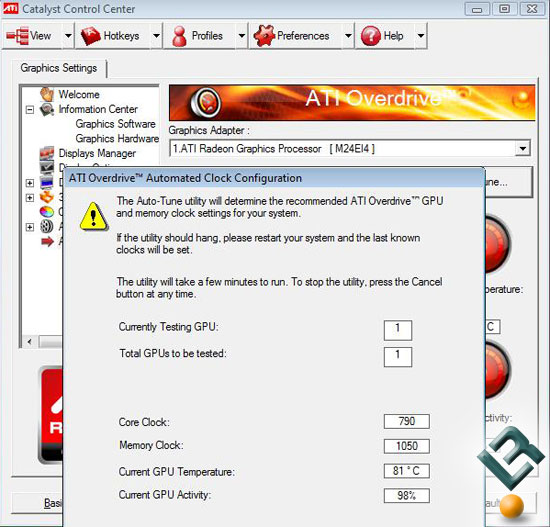 ATI Radeon HD 4670 Video Card Overclocking