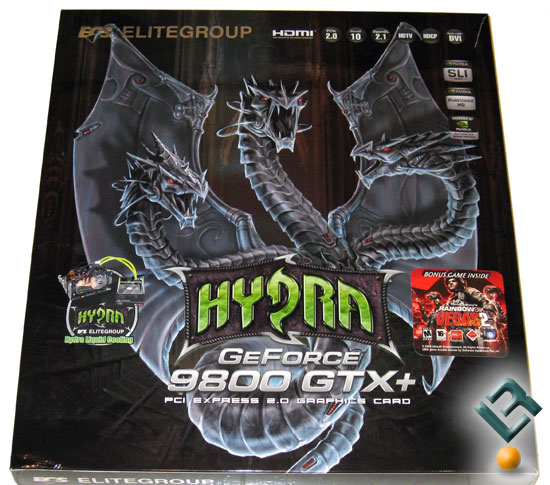 ECS Hydra GeForce 9800 GTX+ Video Cards