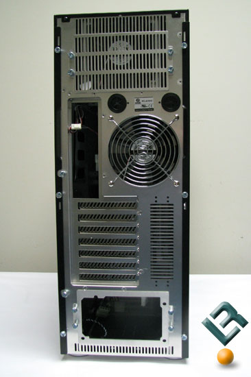 Back of the Lian Li PC-A7010