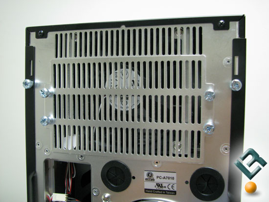 Rear fan on the Lian Li PC-A7010